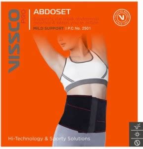 VISSCO ABDOMINAL BELT ABDOSET 2501 L Back / Lumbar Support - Buy VISSCO ...