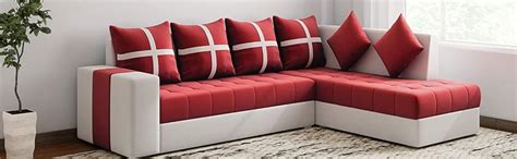 Torque - Jamestown L Shape 8 Seater Sectional Fabric Sofa Set with ...