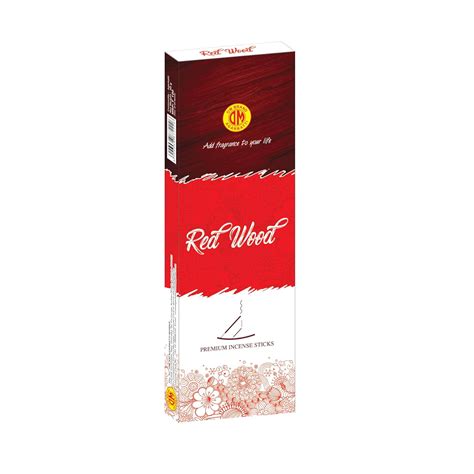 Om Sai Red Wood Fragrance Agarbatti with Essential Oils & Natural ...