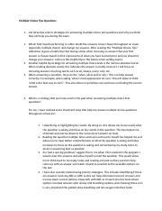 Multiple Choice Tips 的图像结果