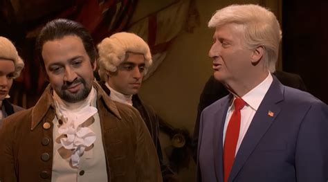 SNL's hilarious Donald Trump skit causes Hamilton star to break