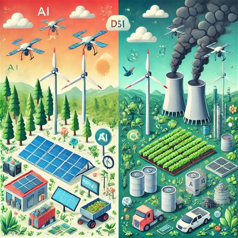 The positive and negative impact of AI on the environment - WauwAI