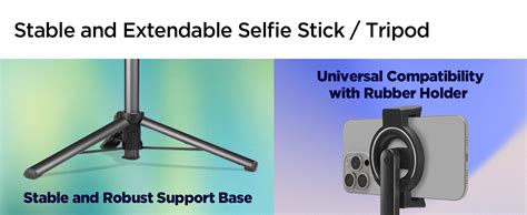 Spigen S572 Selfie Stick Tripod, Light Weight, Wireless Bluetooth ...