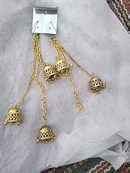 Buy Alcove Ethnic Silver & Gold Plated Alloy Earrings for Women & Girls ...