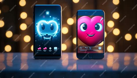 Premium Photo | Two smartphones side by side screens displaying ...