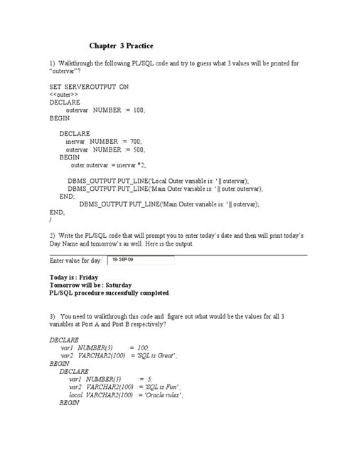 Image result for PL/SQL Code Example
