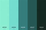 25+ Best Turquoise Color Palettes with Names and Hex Codes ...
