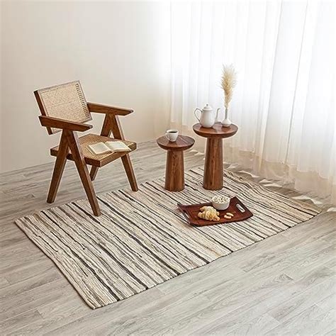 Buy HOMDECLOYAL Jute Braided Natural Rectangular Rug Hand Woven ...