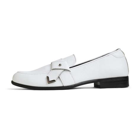 Buy Premium Lumberg White Slip-On Vegan Leather Shoes