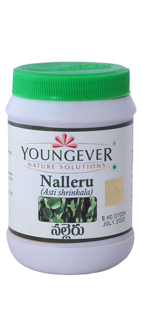 Buy Youngever Nature Solutions Nalleru (Asti Shrinkala) Powder Prevents ...
