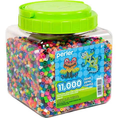 Buy Perler Beads Assorted Multicolor Fuse Beads for Kids Crafts, 11000 ...