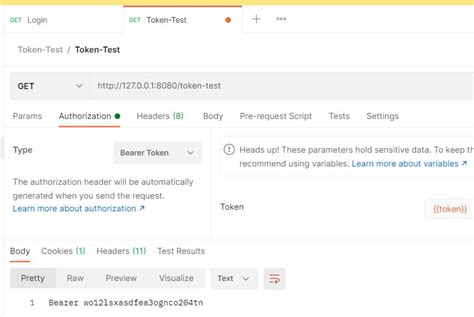 Tokenization in Postman Spring 的图像结果