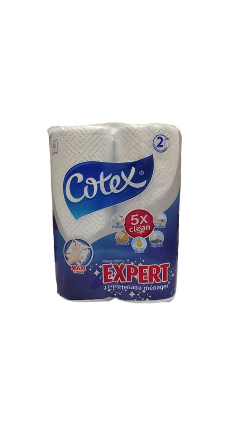 Cotex Expert Essui-Tout 2 Rouleaux | سوبيرات طيبة Superette Taiba