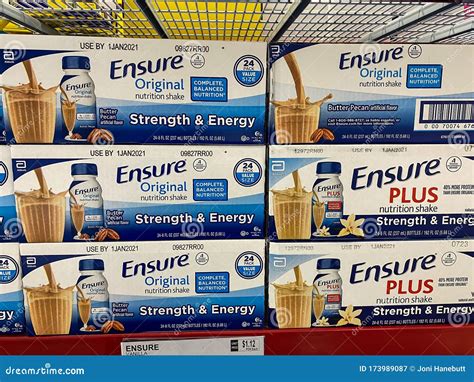 The Ensure Shake Display Waiting for Customers To Purchase at a Sams ...