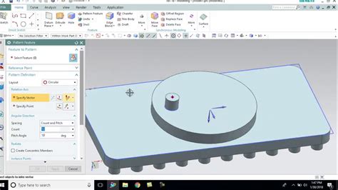 Image result for NX Tutorial Circular Pattern