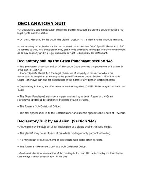 Sample Declaratory Judgment 的图像结果