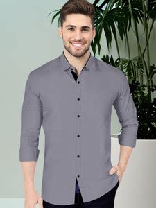Grey Mens Shirts - Buy Grey Mens Shirts Online at Best Prices In India ...
