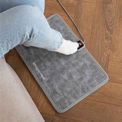Whisper Heat | Heated Floor Mat | Warm Floor Pad for Home and Office