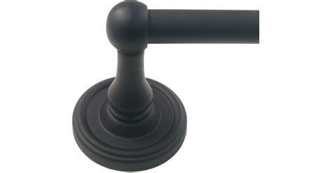 Rusticware 8224BLK 24" Towel Bar with Backplate from the Midtowne ...