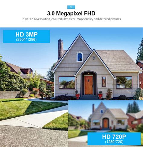 3MP IP Wifi Wireless Home battery Security Camera System – maizic