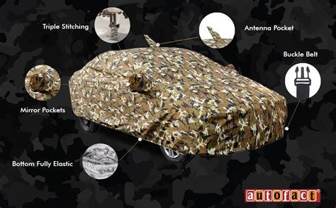 Autofact Waterproof Car Body Cover Compatible with Maruti Baleno (2015 ...