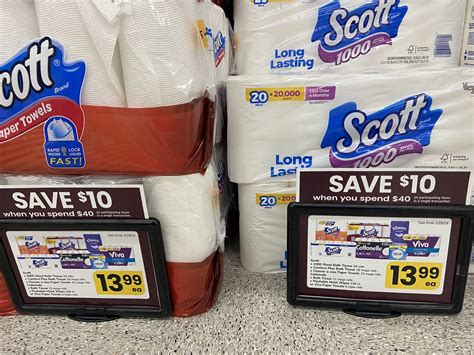 Scott Bath Tissue 20 Pack JUST $8.99 Each + More Deals at Acme