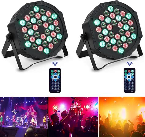 Beamz Partybar2 LED Disco Light Kit with Soft Case - Sound Activated ...