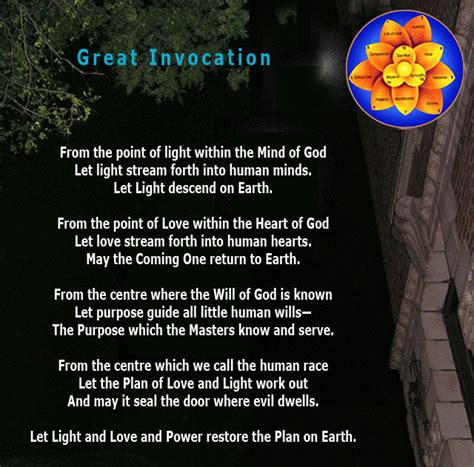 Image result for Great Invocation Prayer