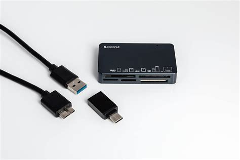 Coconut CR11 USB 3.0 Card Reader with Type C 3.1 OTG, 6 in 1 Memory ...