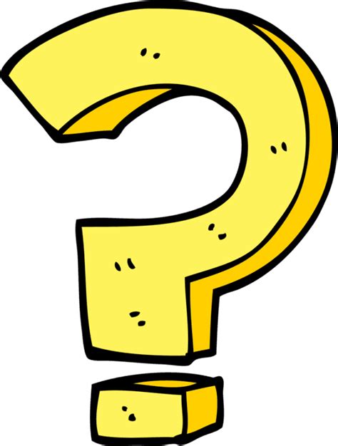 Image result for Yellow Cartoon Question Mark