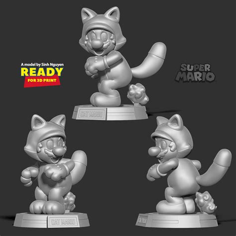 Cat Mario - 3D Model by Sinh Nguyen