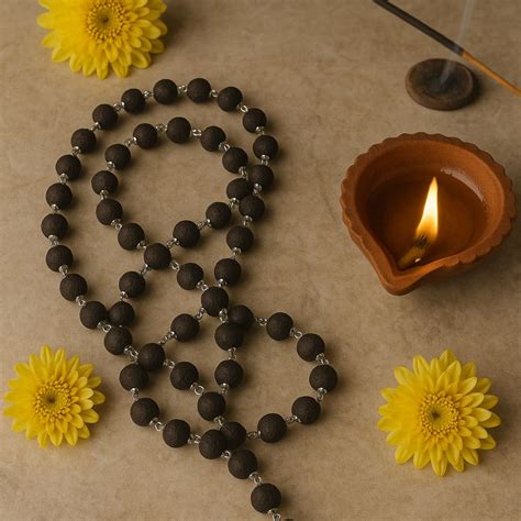Dakshis Karungali Malai | Natural Ebony Beads Mala