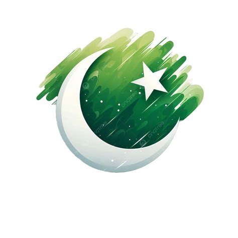 White Moon And Star Flag, Star, Green, Moon PNG Transparent Image and ...