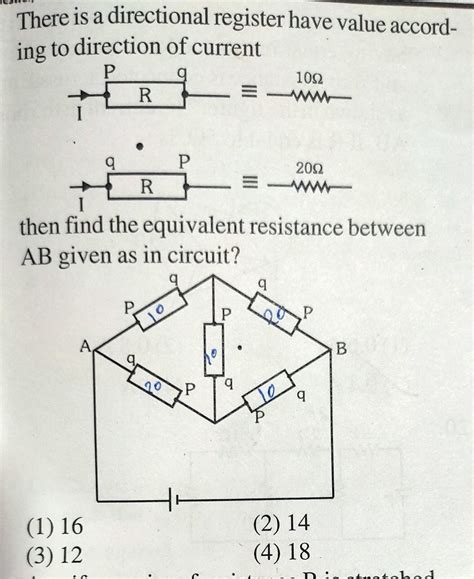 I then find the AB given as in circuit? . find equivalent resi ...