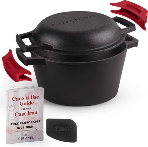 Amazon.com: NutriChef Cast Iron Multi Cooker - Pre-Seasoned Non-Stick ...