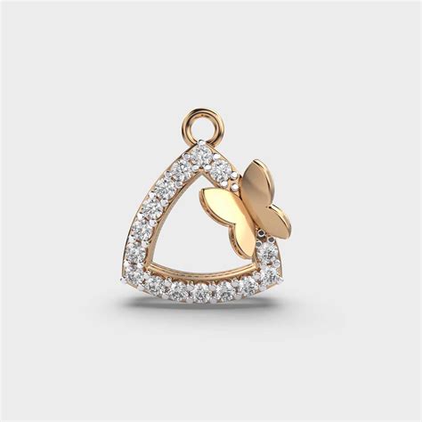 Buy Timeless Trilogy Butterfly Diamond Pendant Without Chain At Jewelbox