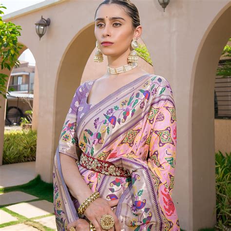 Flamingo Pink Patola Saree – Viraj the Ethnic