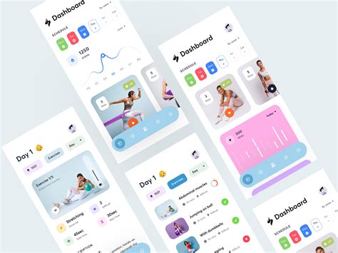 5 Best Fitness App Design Templates in 2024 | Exercise.com