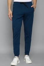 Buy Men Stripe Regular Fit Blue Jogger Pants Online - 776481 | Allen Solly