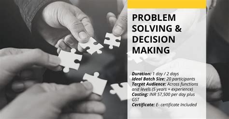 Image result for Problem Solving and Decision-Making Course
