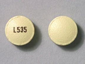 Pill Finder: L535 Yellow Round - Medicine.com