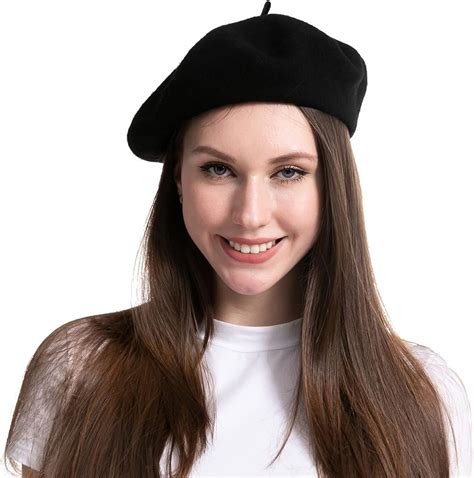 Red Beret Hats For Women Women's Wool Beret Hat - Classic French ...