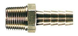 Masterflex® Fitting, Brass, Straight, Hosebarb to Thread Adapter, 1/4 ...