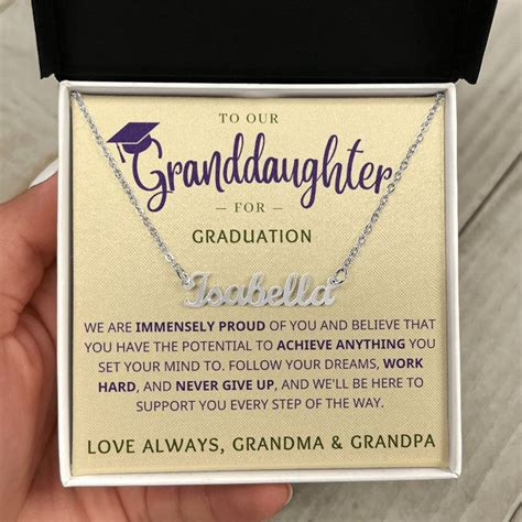 Graduation Gift for Granddaughter, Gift for Granddaughter ...