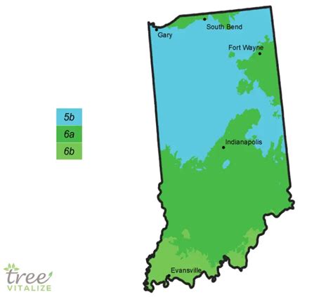 Planting Zones Indiana - Hardiness, Gardening & Climate Zone