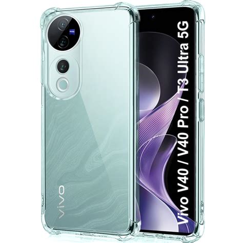 TheGiftKart Transparent Crystal Clear Back Cover Case for Vivo V40 ...