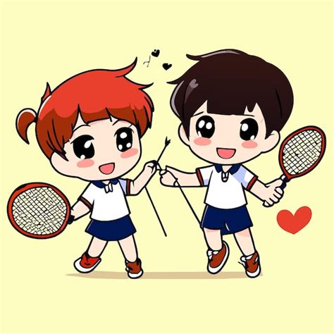 Badminton Cartoon 的图像结果