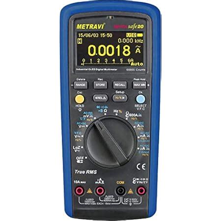 Metravi Metrasafe-20 Industrial Digital Multimeter with jumbo screen ...