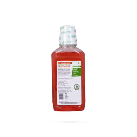 Herbal Fresh Mouth Wash with Clove and Mint Freshness - 250 ml | Alcoh ...