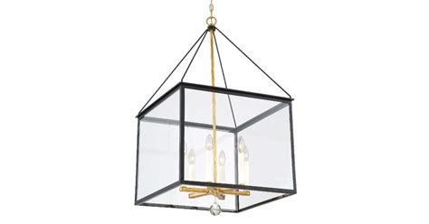 Crystorama Lighting Group WES-9908-BK-GA Weston 6 Light 21" Wide Taper ...